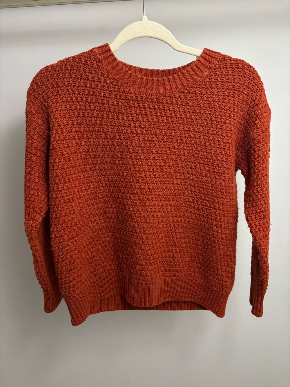 Orange Knit Sweater